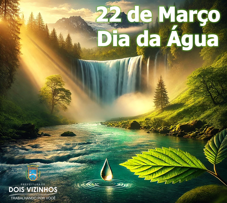 NO DIA MUNDIAL DA �GUA, DOIS VIZINHOS REFOR�A O COMPROMISSO COM A PRESERVA��O