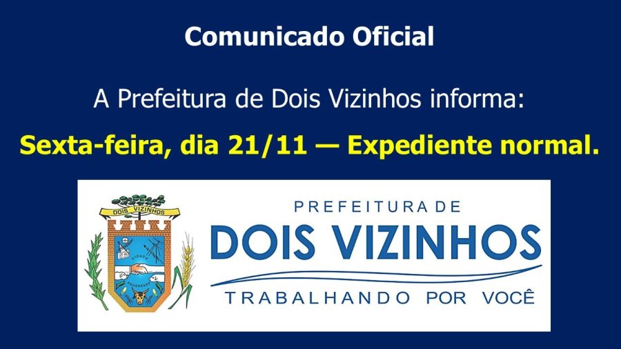 PREFEITO REVOGA RECESSO DO DIA 21 E REFOR�A COMPROMISSO COM A ORGANIZA��O DA EXPOVIZINHOS 2025
