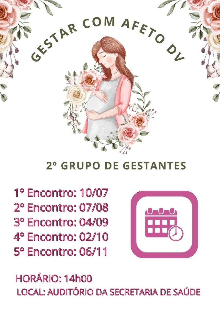 PROGRAMA PARA GESTANTES GESTAR COM AFETO EST� EM ANDAMENTO