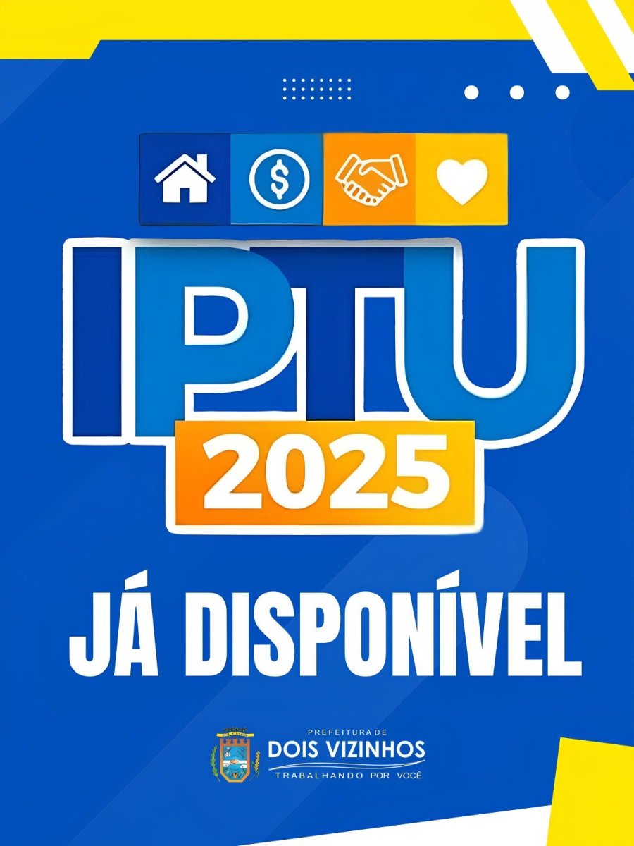 2� PARCELA DO IPTU VENCE DIA 11 DE AGOSTO