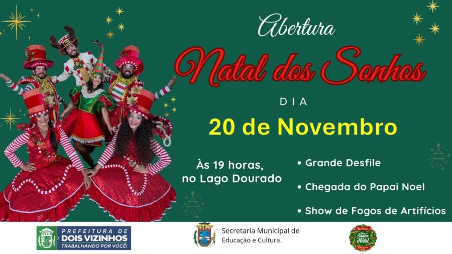 ABERTURA DO NATAL ILUMINADO � ADIADA PARA 20 DE NOVEMBRO