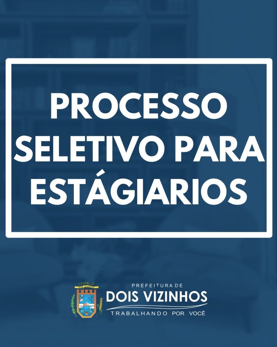 �LTIMOS DIAS PARA GARANTIR SUA VAGA DE EST�GIO NA PREFEITURA