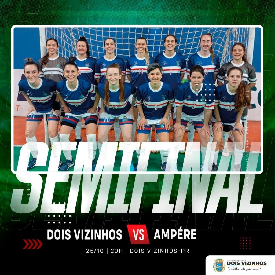 DOIS VIZINHOS ENFRENTA AMP�RE EM SEMIFINAL DA COPA SUDOESTE DE FUTSAL FEMININO
