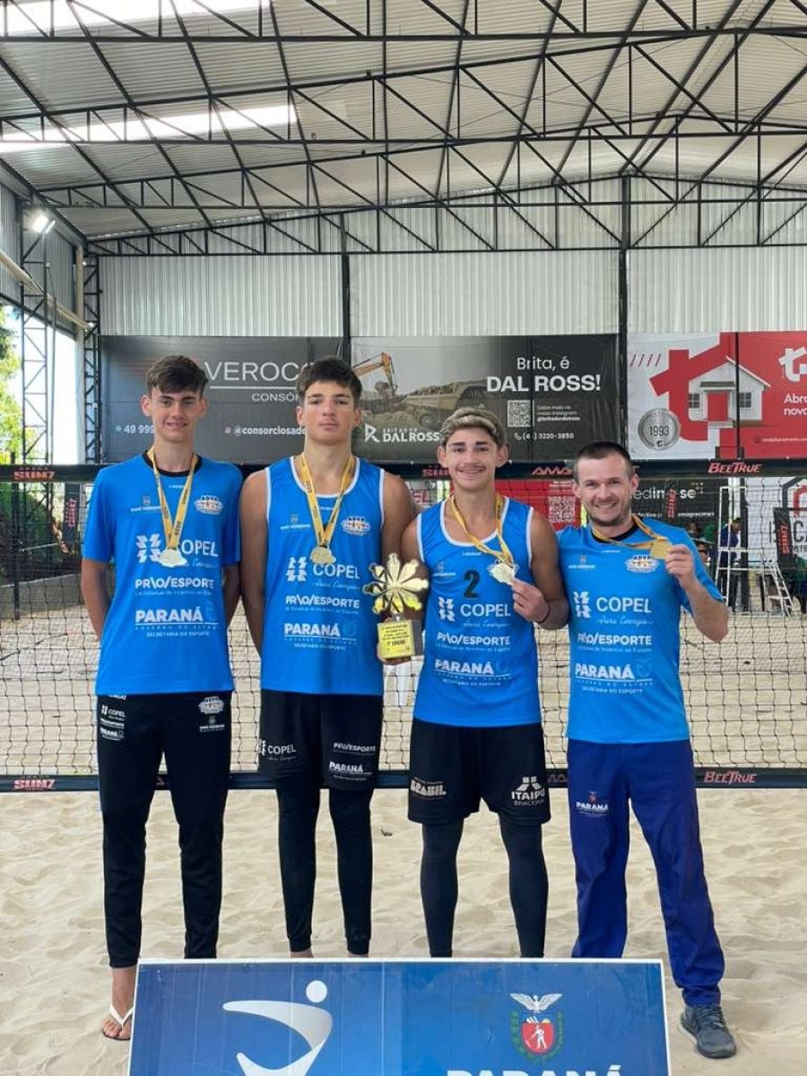 DOIS VIZINHOS CONQUISTA TETRACAMPEONATO NO V�LEI DE PRAIA ESTADUAL