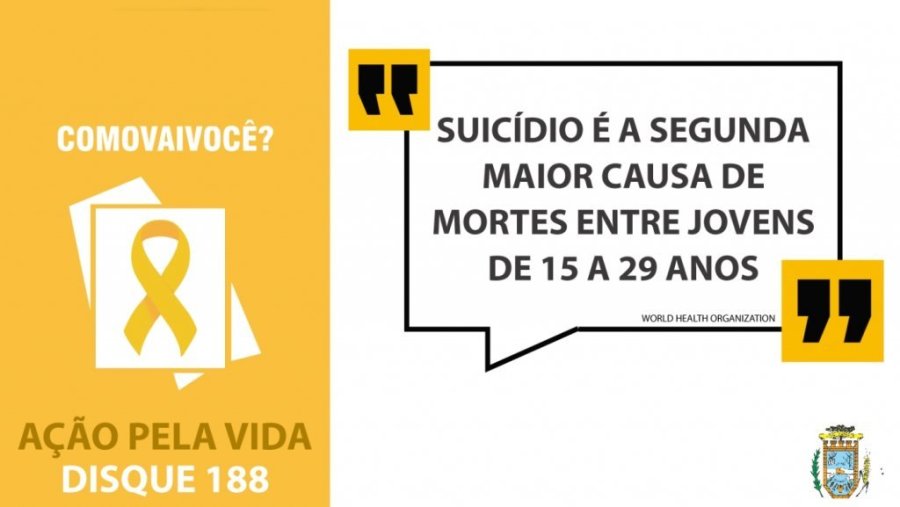 Setembro Amarelo: Secretaria de Sa�de Realiza A��es na Campanha Contra o Suic�dio Em Dois Vizinhos
