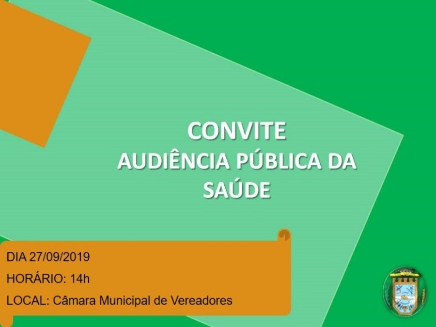 Audi�ncia P�blica de Presta��o de Contas da Sa�de