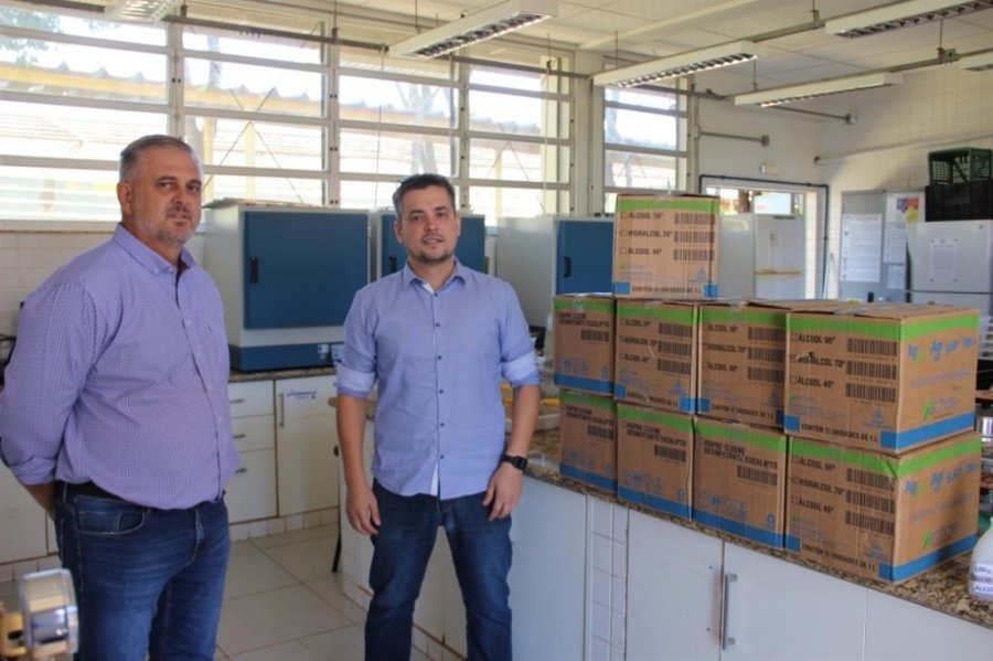 Utfpr  Doa �lcool e Luvas para a Sa�de