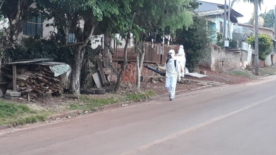 Secretaria de Sa�de Inicia Pulveriza��o para o Combate do Aedes Aegypti