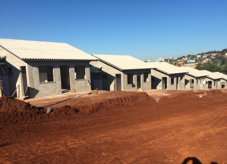 Constru��o das Casas no Margarida Galvan Est� Em Fase Adiantada