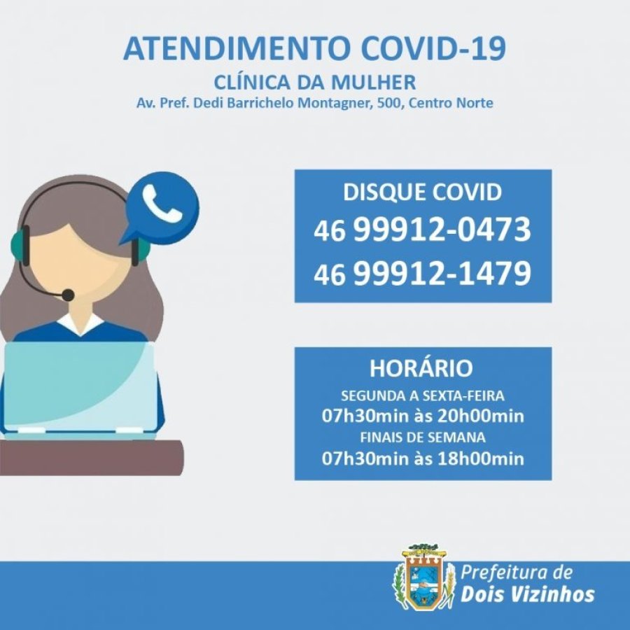 Atendimento Covid-19! Cl�nica da Mulher