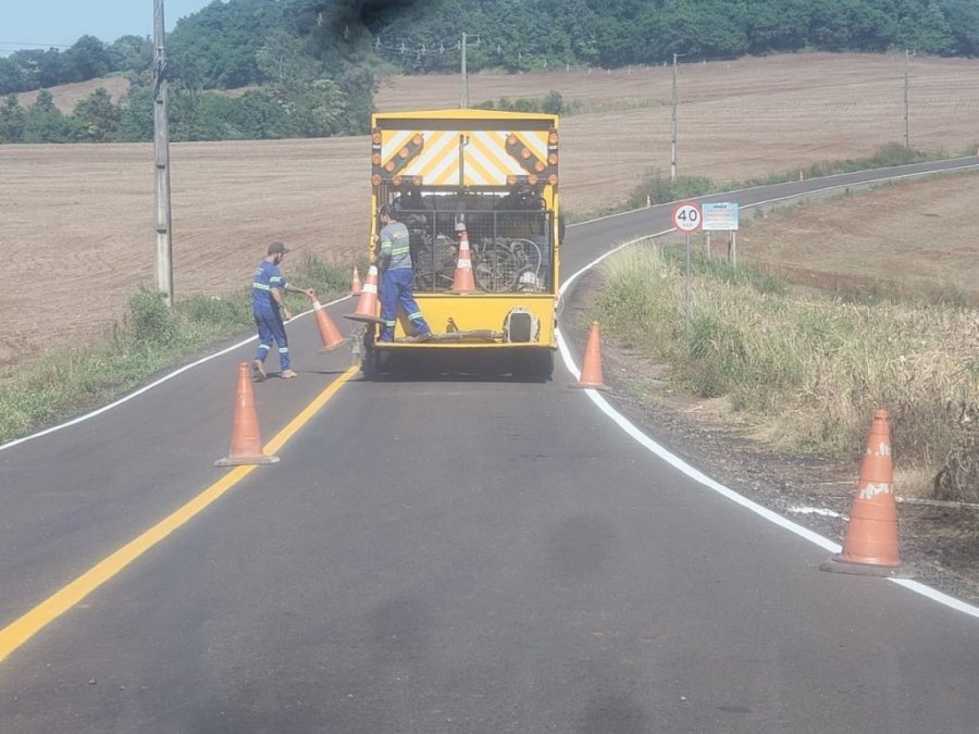 Primeira Etapa do Asfaltamento Est� Conclu�da