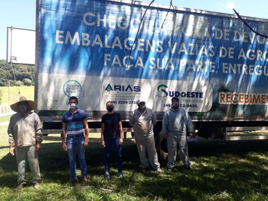 Coleta de Embalagens de Agrot�xico Tem In�cio Em Dois Vizinhos