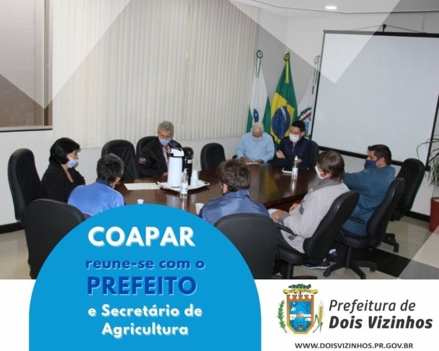 Coafar - Reune-se Com o Prefeito e o Secret�rio da Agricultura