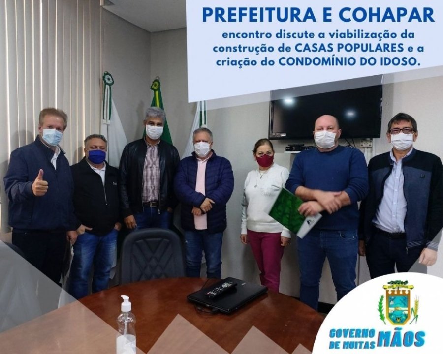 Casas Populares e Condom�nio do Idoso Foram Assuntos  de Encontro Com a Cohapar