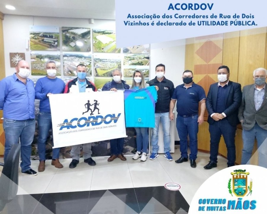 Associa��o dos Corredores de Rua - Acordovi, � Declarada de Utilidade P�blica