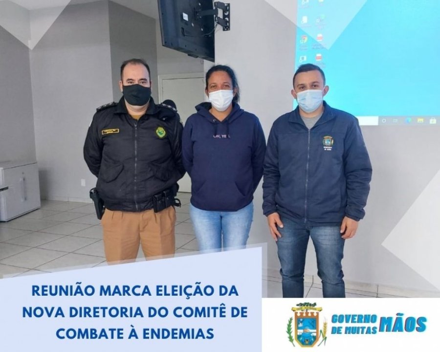 Reuni�o Marca Elei��o da Nova Diretoria do Comit� de Combate � Endemias