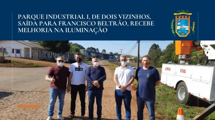 Parque Industrial 1, de Dois Vizinhos, Sa�da para Francisco Beltr�o, Recebe Melhoria na Ilumina��o
