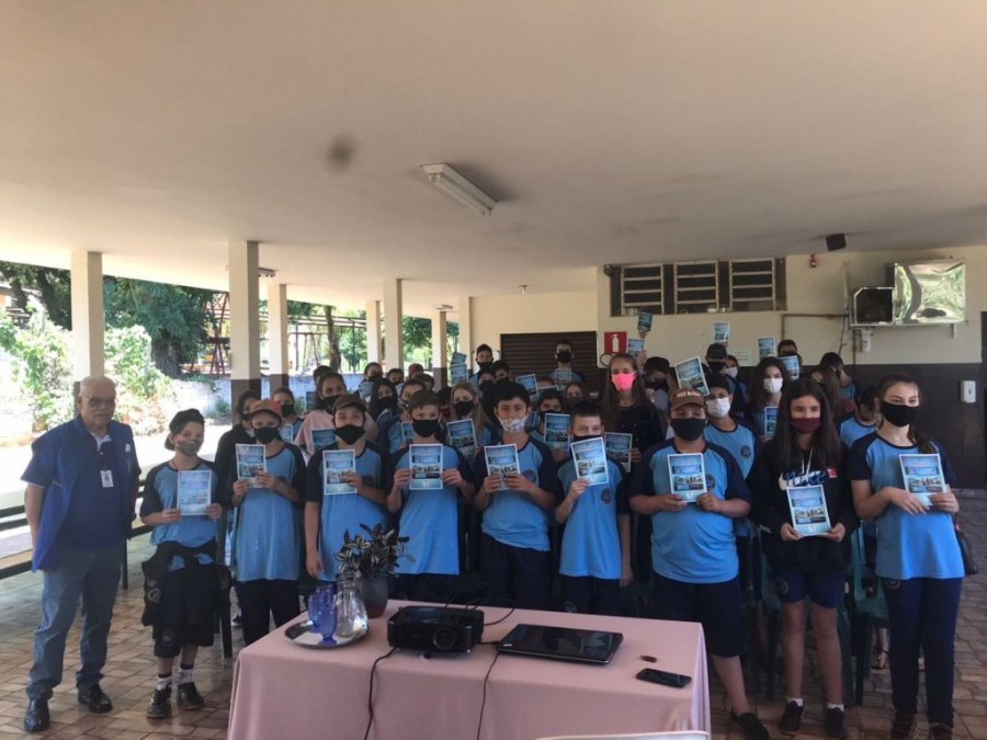 Preven��o Ao Uso de Drogas � Tema de Palestra na Escola do Campo de Linha Conrado
