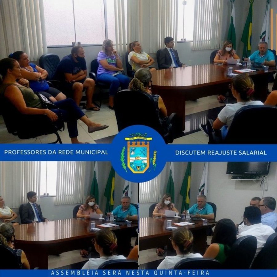 Sindicado dos Professores Discutem Com Administra��o Municipal de Dois Vizinhos Sobre o Reajuste Salarial da Classe.