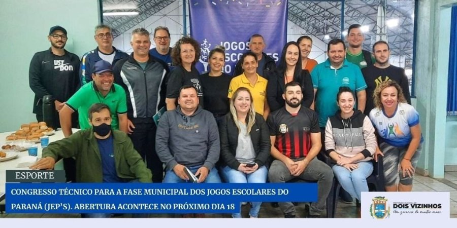 Congresso T�cnico da Fase Municipal dos Jogos Escolares do Paran� (jep's)