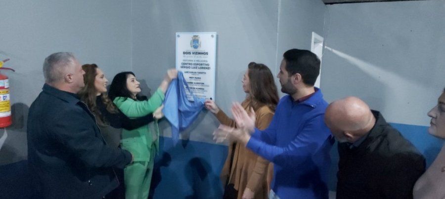 Bairro Margarida Galvan Ganha Novo Gin�sio de Esportes e Administra��o Anuncia Mais Obras.