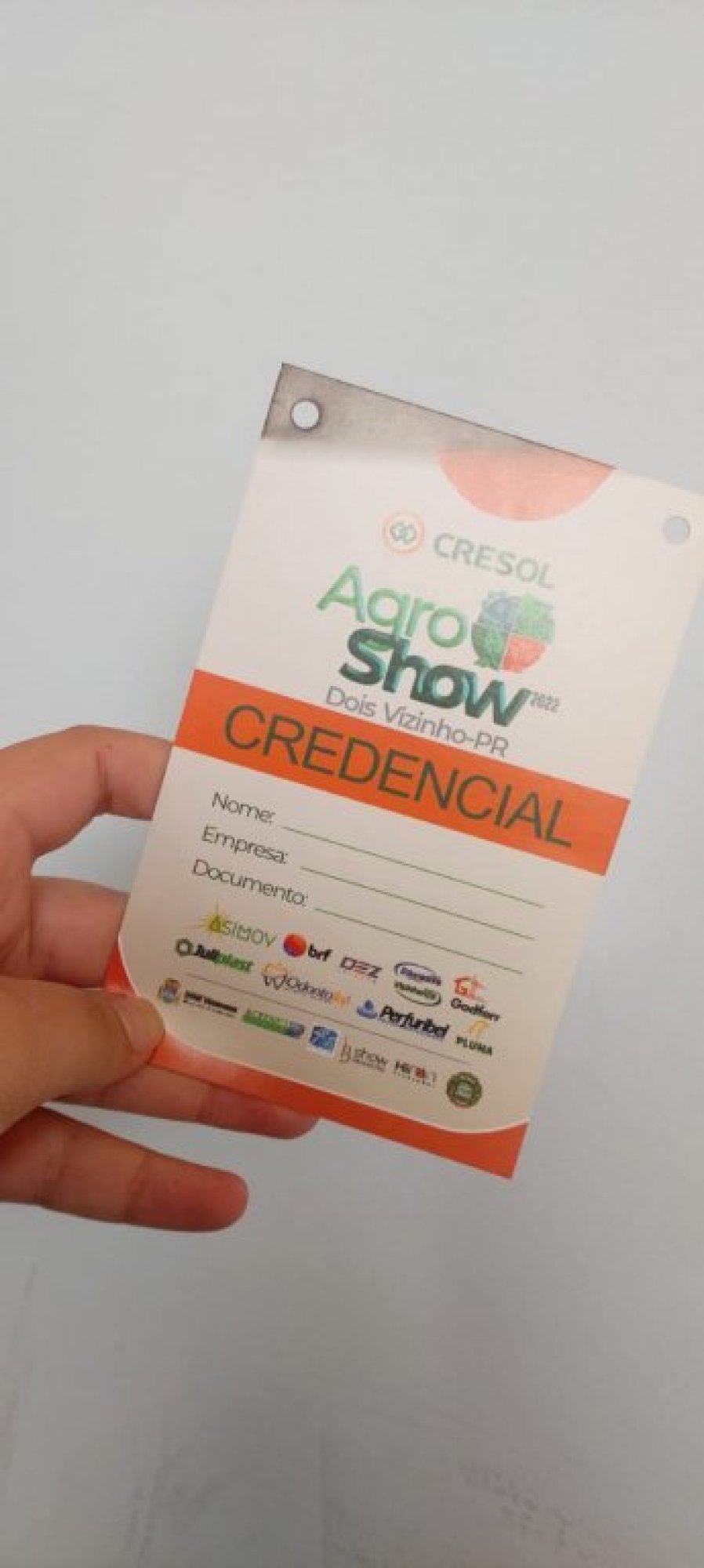 Entrega das Credenciais para os Expositores do Agroshow J� Est�o Acontecendo
