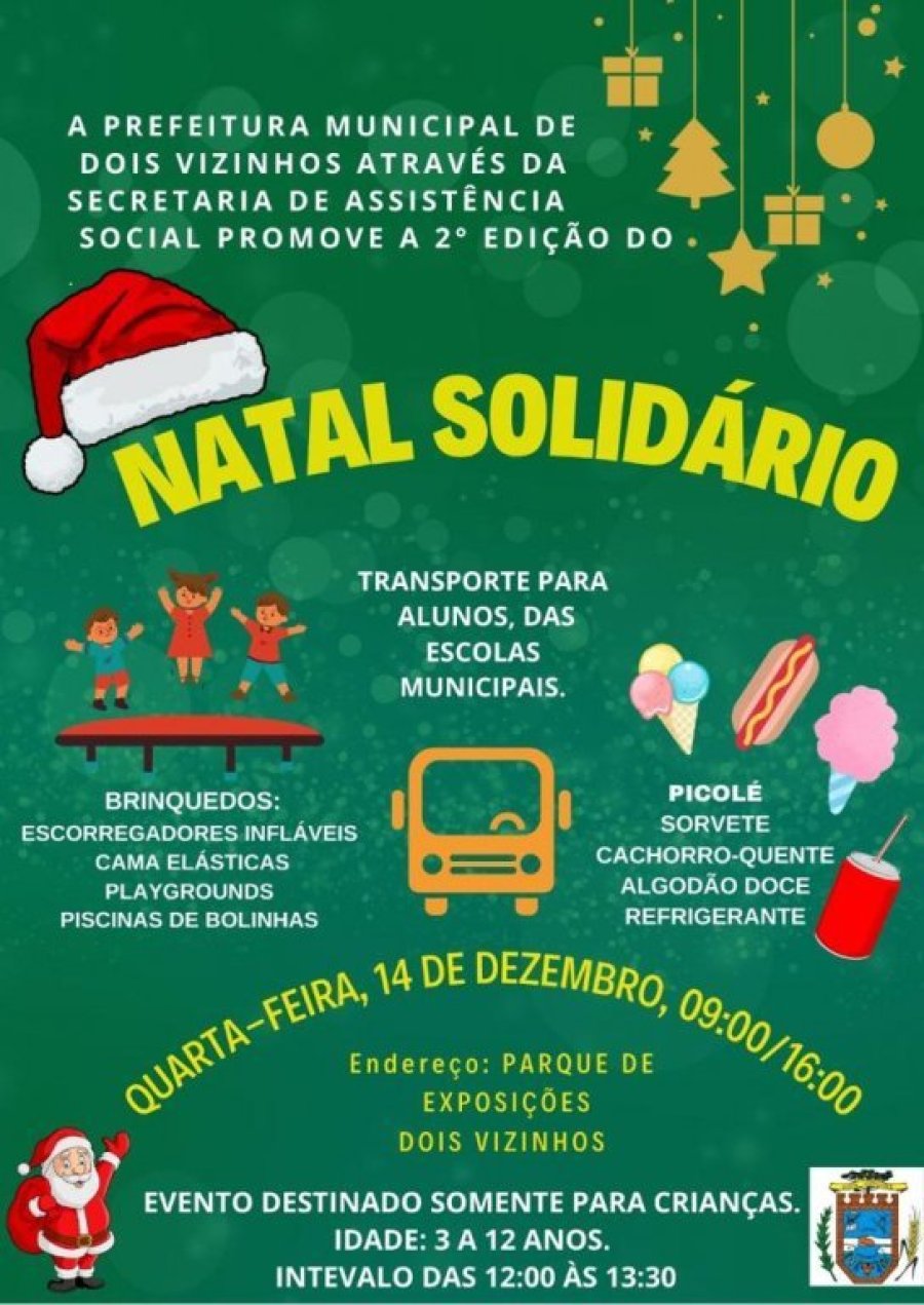 Nesta Quarta-feira Acontece a Segunda Edi��o do Natal Solid�rio