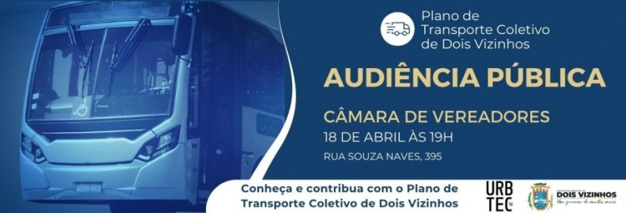 Audi�ncia P�blica do Plano de Transporte Coletivo