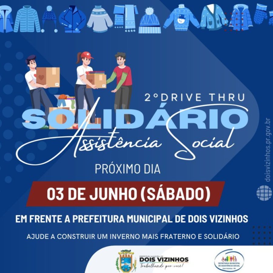 2� Edi��o do Drive Thru Solid�rio Acontece Dia 03 de Junho