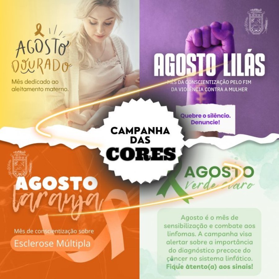 o M�s de Agosto Chegou e Junto Dele Diversas Campanhas Ser�o Trabalhadas