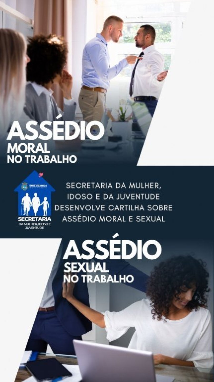 Secretaria da Mulher, Idoso e Juventude Lan�ar� Cartilha Sobre Preven��o Ao Ass�dio Sexual e Moral no Ambiente de Trabalho