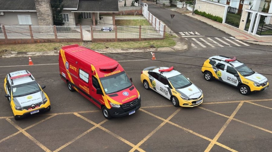 Pol�cia Militar, Bpec e Corpo de Bombeiros Recebem Novas Viaturas para Atendimentos