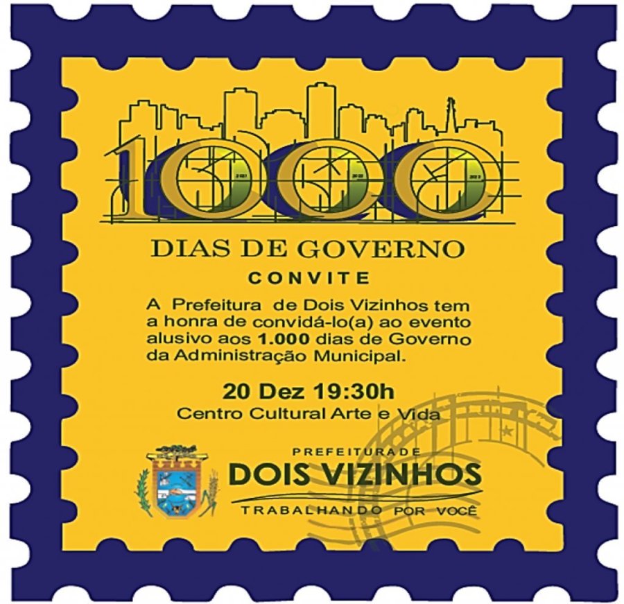 Dois Vizinhos Celebra Mil Dias da Gest�o de Carlinhos e Nery Maria