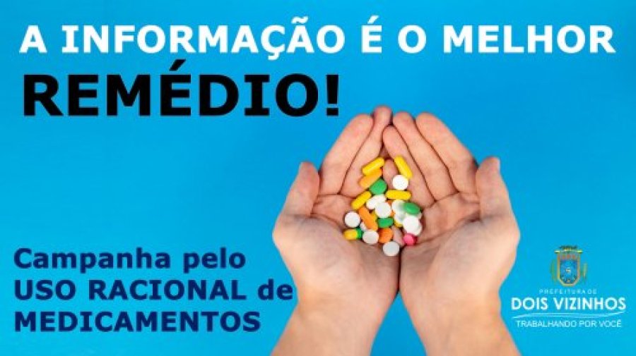 FARM�CIA MUNICIPAL LAN�A CAMPANHA DE USO RACIONAL DE MEDICAMENTOS