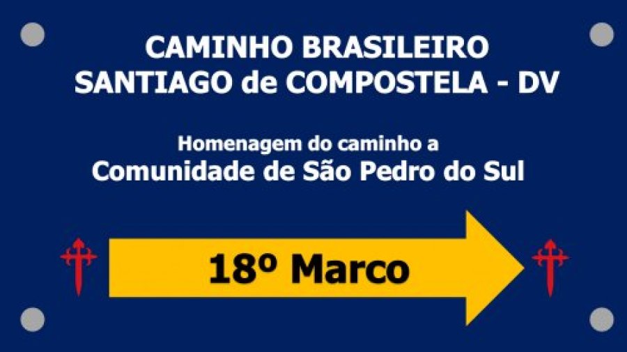 CAMINHO DE SANTIAGO DE DOIS VIZINHOS CONTINUA SUA TRILHA COM INAUGURA��O DO 18� MARCO