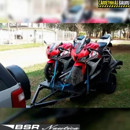 Fazendinha 02 Motos Plataforma 2,30 x 1,50 Mts