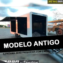 Carreta Ba P/ 6 Motos Racing 5,20 x 2,20 Mts