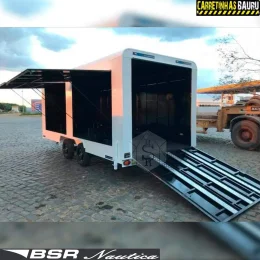 Carreta Ba P/ 6 Motos Racing 5,20 x 2,20 Mts