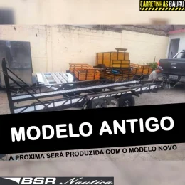 Carreta P/ Transp 1 Carro 3,40 x 2,10 Mts
