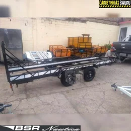 Carreta P/ Transp 1 Carro 3,40 x 2,10 Mts