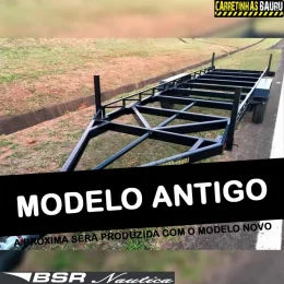 Carreta Plataforma S/ Assoalho 6,00 x 1,80 Mts