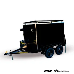 Carretinha de Transporte Ba Dois Eixos Florestal Defender