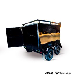Carretinha de Transporte Ba� Dois Eixos Florestal Defender