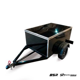 Carretinha Ba� Camping em ACM 1,70 x 1,10 x 0,60 Mts