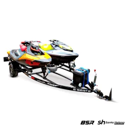 Carreta Reboque para Transporte de 02 Jet Skis CUSTOM - 4,40 x 2,30 Mts