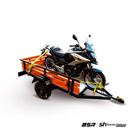 Carreta Reboque Fazendinha + Adaptação para 01 Moto 1,90 x 1,10 x 0,40