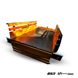 Carretinha Fazendo Carga Seca 1,30 x 2,50 x 0,40