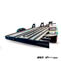 Carretinha de Transporte para 03 motos - SPEED Chapa Xadrez - 2,00 X 1,24