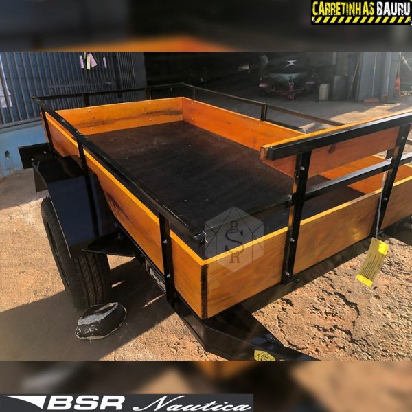 Carretinha Fazendinha Slim Economy 2,00 x 1,10 x 0,30