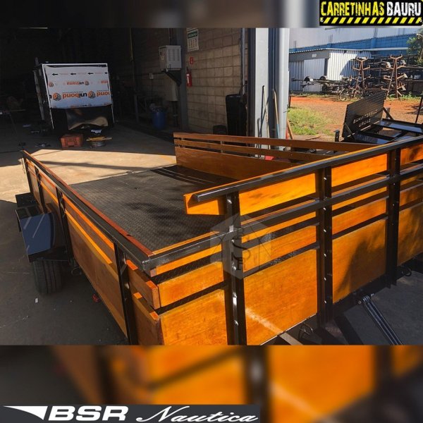 Carreta Reboque Fazend�o Basculante Supreme 3,80 x 2,00 x 0,40